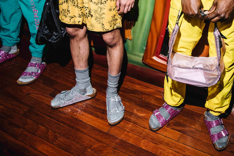 Illustration for article titled First They Were Furry, Now Birkenstock Goes Glittery